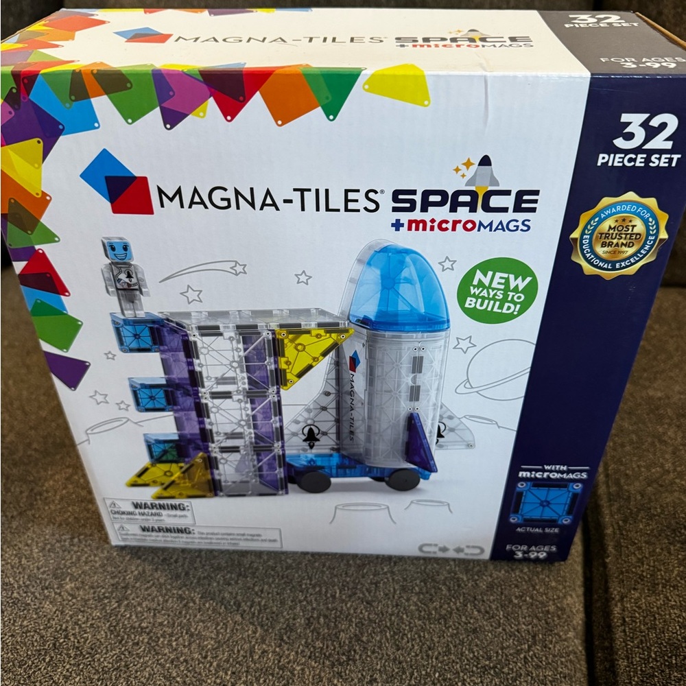 Blue and Yellow Building Blocks Set for Creative Play